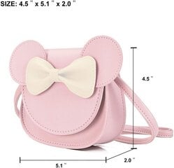 Pikkulasten Bowknot Crossbody kukkaro Magneettisesti suljettava olkalaukku hinta ja tiedot | Miesten lompakot | hobbyhall.fi