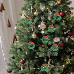 12 kpl Pieni jouluseppele Ornamenttiseppele Jouluinen Mini Xmas Seppele hinta ja tiedot | Joulukuuset ja kranssit | hobbyhall.fi