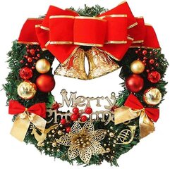 Jouluseppele Door Wreath Jouluseppele Door Wall Wreath Joulukoristeita hinta ja tiedot | Joulukuuset ja kranssit | hobbyhall.fi