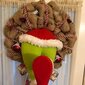 Jouluseppele Thief Door Wreath Christmas Xmas Decoration Wreath hinta ja tiedot | Joulukuuset ja kranssit | hobbyhall.fi