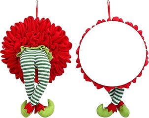 Christmas Thief Wreath Joulu Tonttu Jalka Seppele Joulu hinta ja tiedot | Joulukuuset ja kranssit | hobbyhall.fi