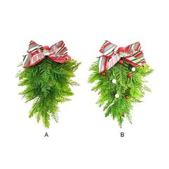 Christmas Door Wreath Candy Swag Wreath-christmas Wreath hinta ja tiedot | Joulukuuset ja kranssit | hobbyhall.fi