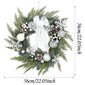 Christmas Wreath Christmas Door Decoration Wreath Joulukoristeen seppele hinta ja tiedot | Joulukuuset ja kranssit | hobbyhall.fi