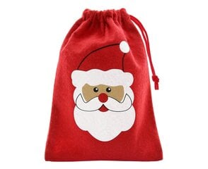 Lahjalaukku Santa (NW-WSMC) 2257, 18 x 24 cm hinta ja tiedot | Joulukoristeet | hobbyhall.fi