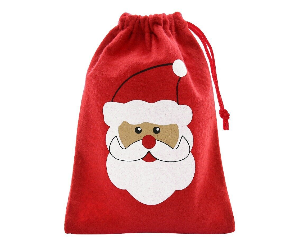 Lahjalaukku Santa (NW-WSMC) 2257, 18 x 24 cm hinta ja tiedot | Joulukoristeet | hobbyhall.fi