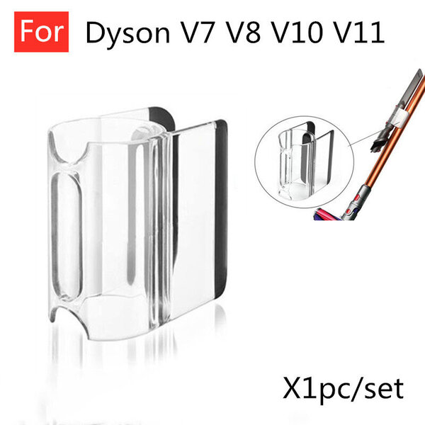 Lisävarustetelineen kiinnitysklipsi Soveltuu Dyson V7 V8 V10 V11 -pölynimurin osan imupään säilytysklipsiin