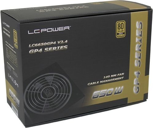 LC-Power LC6650GP4 hinta ja tiedot | Virtalähteet | hobbyhall.fi