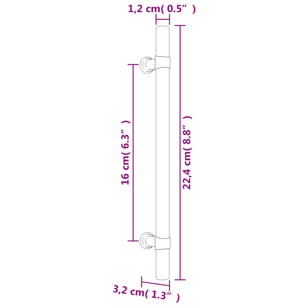 Kaapin kahva, 160 mm, musta hinta ja tiedot | Kahvat huonekaluihin | hobbyhall.fi