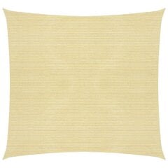 aurinkosuoja, beige, 4,5x4,5 m, HDPE, 160 g/m² hinta ja tiedot | Aurinkovarjot ja markiisit | hobbyhall.fi