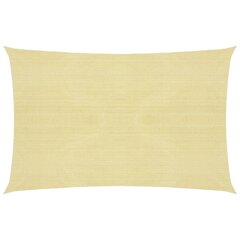 aurinkovarjo, beige, 2,5x4m, HDPE, 160g/m² hinta ja tiedot | Aurinkovarjot ja markiisit | hobbyhall.fi