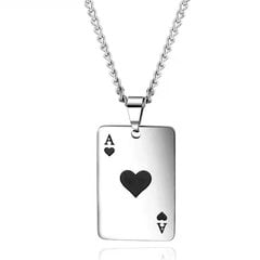 Spades kaulakoru riipus Hearts Card Poker kaulakoru hinta ja tiedot | Kaulakorut | hobbyhall.fi