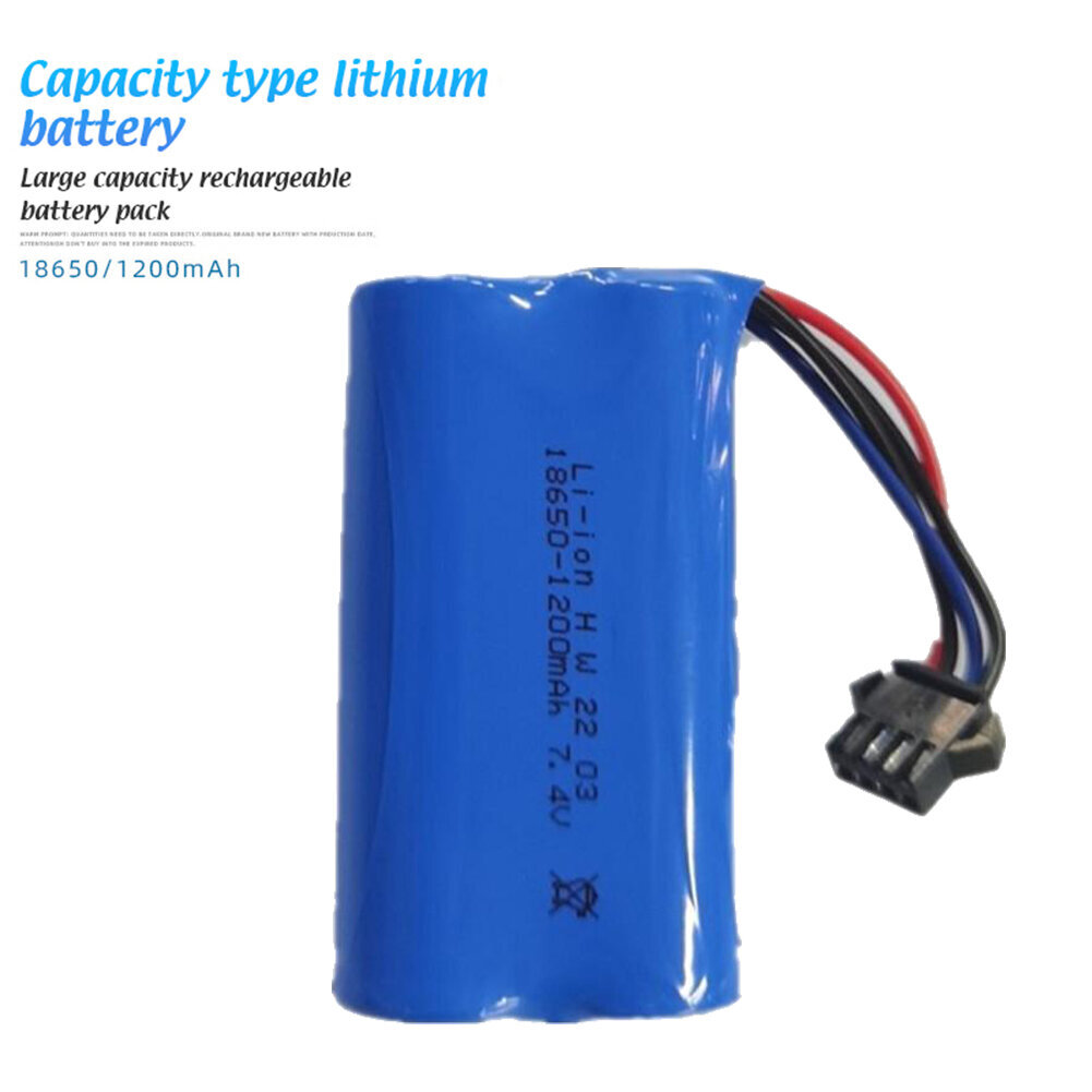 7,4 V 1200 mAh litiumpariston vaihtoakku kaukosäätimeen hinta ja tiedot | Kuulokkeet | hobbyhall.fi