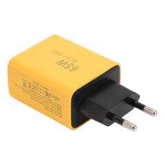 USB C -laturilohko GaN 65 W 3-porttinen PD-virtalähde QC3.0 -seinäpistoke Dual Type C -yhden USB-pikalataus IOS:lle Galaxylle hinta ja tiedot | Puhelimen lisätarvikkeet | hobbyhall.fi