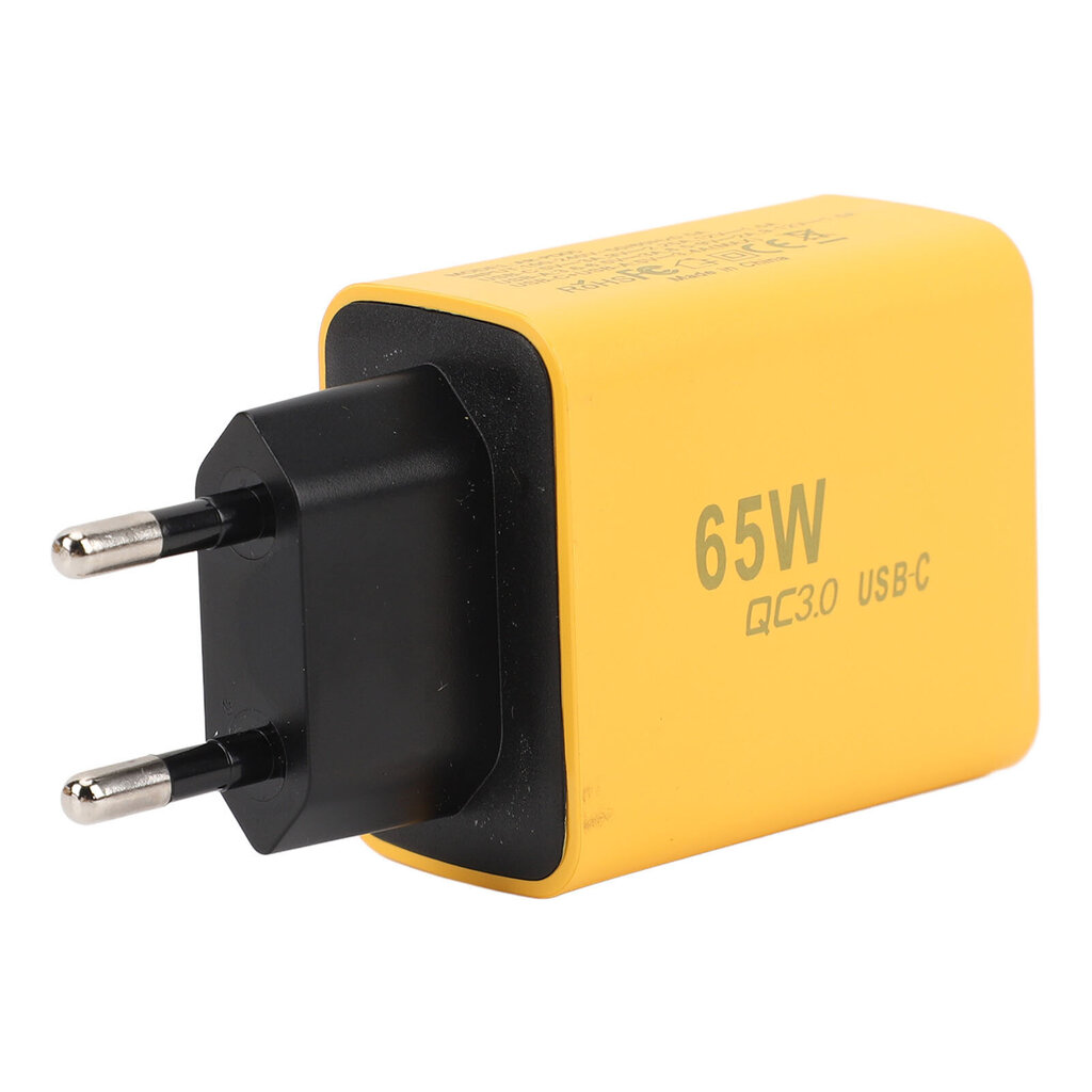 USB C -laturilohko GaN 65 W 3-porttinen PD-virtalähde QC3.0 -seinäpistoke Dual Type C -yhden USB-pikalataus IOS:lle Galaxylle hinta ja tiedot | Puhelimen lisätarvikkeet | hobbyhall.fi