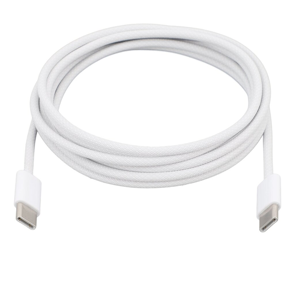 2kpl latauskaapeli 60W 20V 3A 6,6ft 480Mbps Nylon-punottu pikalataus USB C - USB C -kaapeli IOS Phone 15 Plus Pro -puhelimelle Galaxy S23 S22 hinta ja tiedot | Puhelimen lisätarvikkeet | hobbyhall.fi