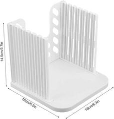 Leipäleikkuri, säädettävä taitettava muovileikkuri Bageli paahtoleivän leikkausopas Kotitekoiset voileipäkeittiön viipaloidut leipäkäsityökalut hinta ja tiedot | Viipalointikoneet ja veitsenteroittimet | hobbyhall.fi