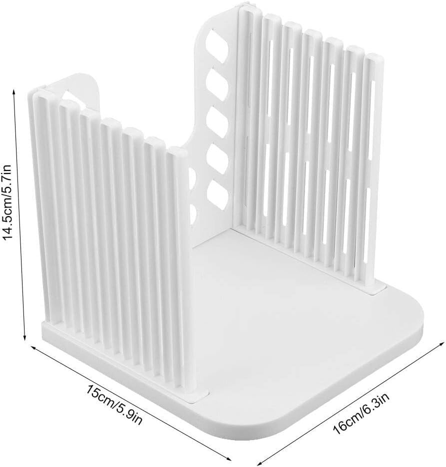 Leipäleikkuri, säädettävä taitettava muovileikkuri Bageli paahtoleivän leikkausopas Kotitekoiset voileipäkeittiön viipaloidut leipäkäsityökalut hinta ja tiedot | Viipalointikoneet ja veitsenteroittimet | hobbyhall.fi