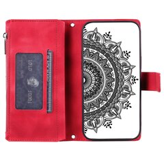 Vetoketjullinen nahkainen Mandala Flower Wallet -puhelinkotelo Xiaomi Redmi Note 13 Pro 4G/ Poco M6 Pro 4G:lle hinta ja tiedot | Puhelimen kuoret ja kotelot | hobbyhall.fi