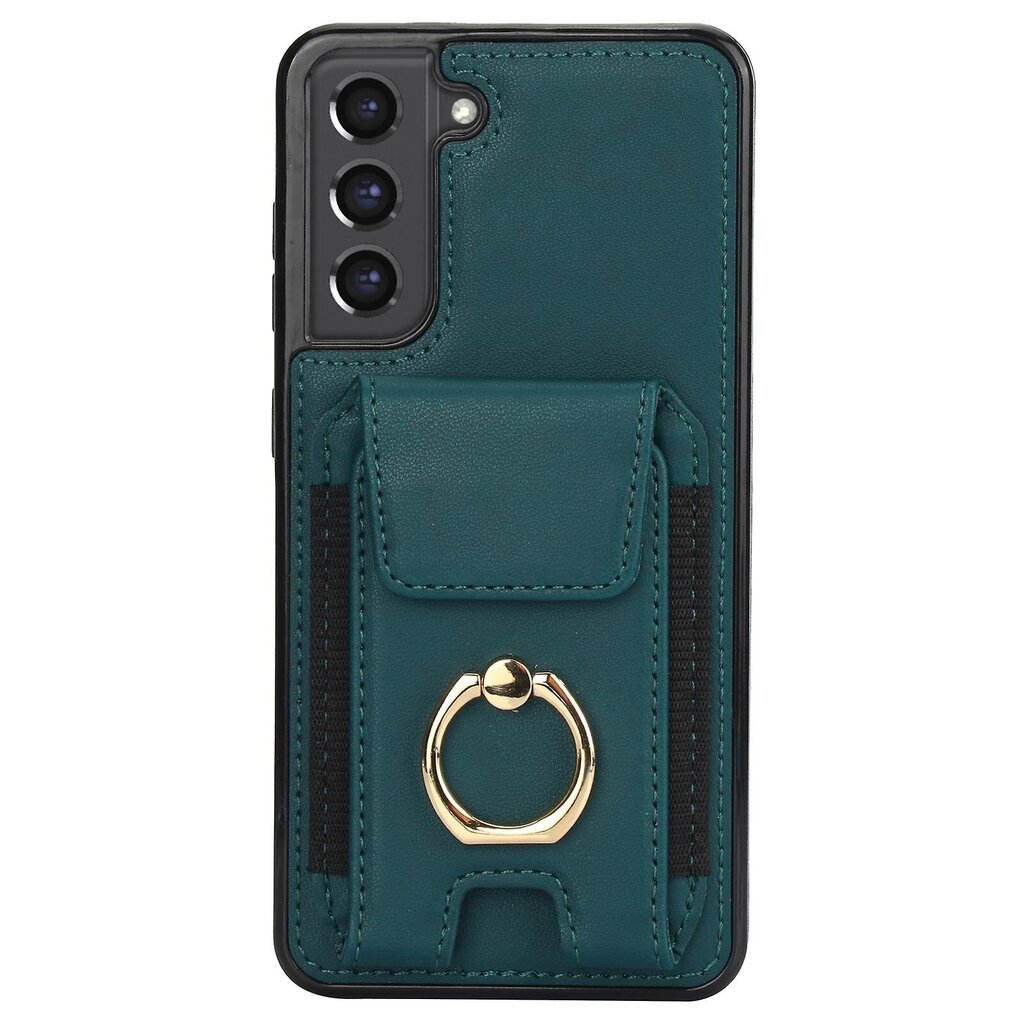 Samsung Galaxy S22+ 5G Case PU-nahkapäällysteiselle TPU-puhelimen suojakuorelle korttitelineellä hinta ja tiedot | Puhelimen kuoret ja kotelot | hobbyhall.fi