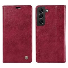 Samsung Galaxy S21 5G/ S21 4G lompakkopuhelinkotelolle Litchi Texture Leather Flip Cover hinta ja tiedot | Puhelimen kuoret ja kotelot | hobbyhall.fi