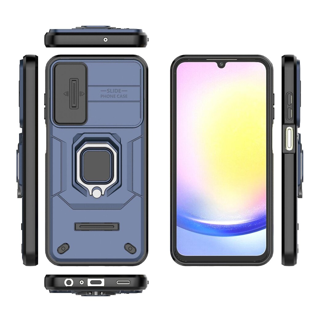 Kamerasuojaus Putoamisenkestävä PC+TPU-puhelinkotelo Samsung Galaxy A25 5G (Global) (161,0x76,5x8,3mm) hinta ja tiedot | Puhelimen kuoret ja kotelot | hobbyhall.fi