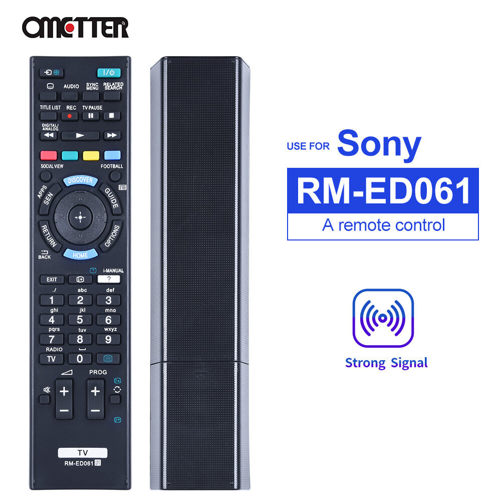 Uusi Sopii Sony TV:n kaukosäätimeen RM-ED061 RM-ED044 RM-ED047 RM-ED045 hinta ja tiedot | TV-lisätarvikkeet | hobbyhall.fi