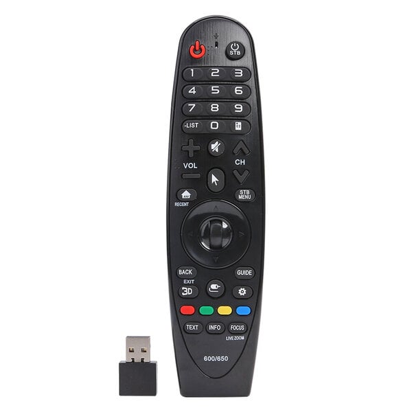 Smart TV -kaukosäätimen vaihto USB-vastaanottimella Magic Remote AN-MR600 AN-MR650 42LF652v 49UH619V