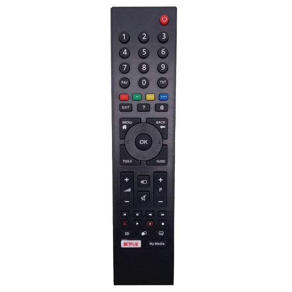 TV:n kaukosäädin Grundig LED TV:lle NETFLIX 32VLE4302B 40VLE544 40VLE6142C