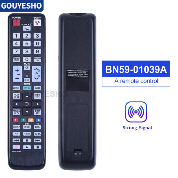 Uusi Samsung BN59-01039A Vaihtotelevision kaukosäädin UE40C5100QWXXU