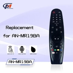 AN-MR19BA Uusi Voice Magic -kaukosäädin LG 2019 Smart 4K UHD OLED TV:lle Fit 43UM7340 43UM7400 43UM7600 49SM8100 55SM8100PTA W9 hinta ja tiedot | TV-lisätarvikkeet | hobbyhall.fi