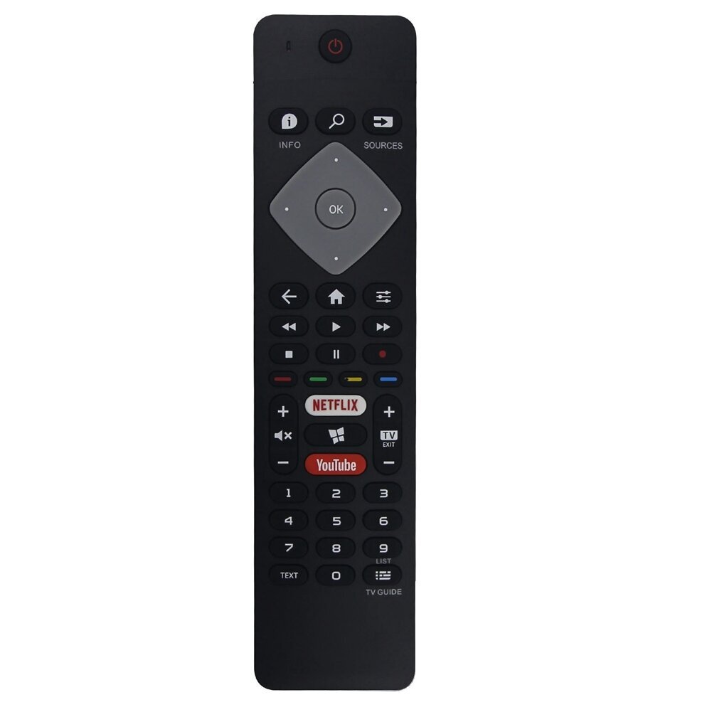 Korvaava kaukosäädin Philips TV:lle BRC0884305/01 32Phs6825/60 ja NETFLIX YOUTUBE 4K Smart LED UHD Android HDTV hinta ja tiedot | TV-lisätarvikkeet | hobbyhall.fi