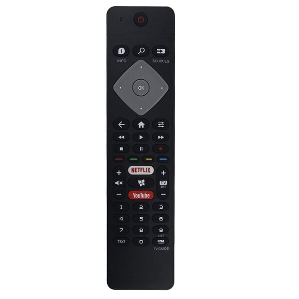 Korvaava kaukosäädin Philips TV:lle BRC0884305/01 32Phs6825/60 ja NETFLIX YOUTUBE 4K Smart LED UHD Android HDTV