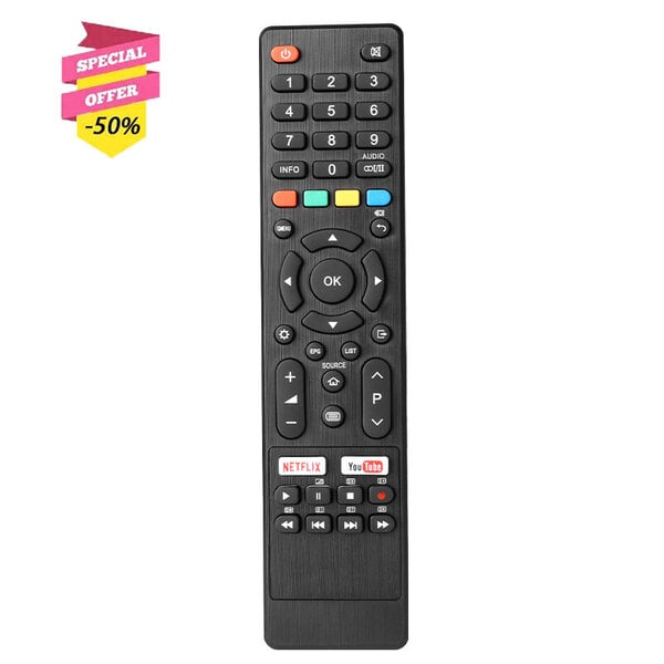 ATV55UHD Kaukosäädin Bauhn Kogan JVC Linsar CHIQ Saba Changhong Smart TV U58G7N L32G7N L40G7N S49N1 L32H7L/N U43H7L/N