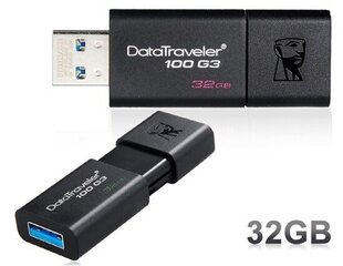 Kingston DT G3 32 Gt, USB 3.0 hinta ja tiedot | Muistitikut | hobbyhall.fi