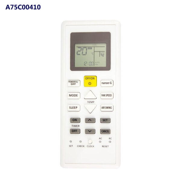 A75C00410 Panasonic AC -ilmastointilaitteen kaukosäädin A75C00470 A75C02570 A75C00350 A75C03670 A75C04239 A75C00510