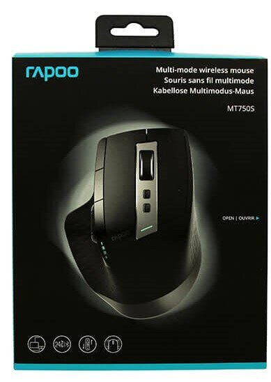 Rapoo MT750S, musta/hopea hinta ja tiedot | Hiiret | hobbyhall.fi