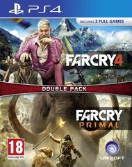 Far Cry Primal and Far Cry 4 Double Pack PS4 hinta ja tiedot | Tietokone- ja konsolipelit | hobbyhall.fi