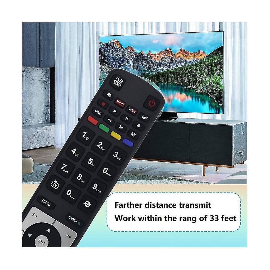 Vaihda Rc5117 kaukosäädin televisioon 50hyt62uh Dled32265hdcntd hinta ja tiedot | TV-lisätarvikkeet | hobbyhall.fi