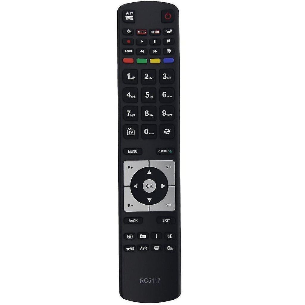 Vaihda Rc5117 kaukosäädin televisioon 50hyt62uh Dled32265hdcntd hinta ja tiedot | TV-lisätarvikkeet | hobbyhall.fi