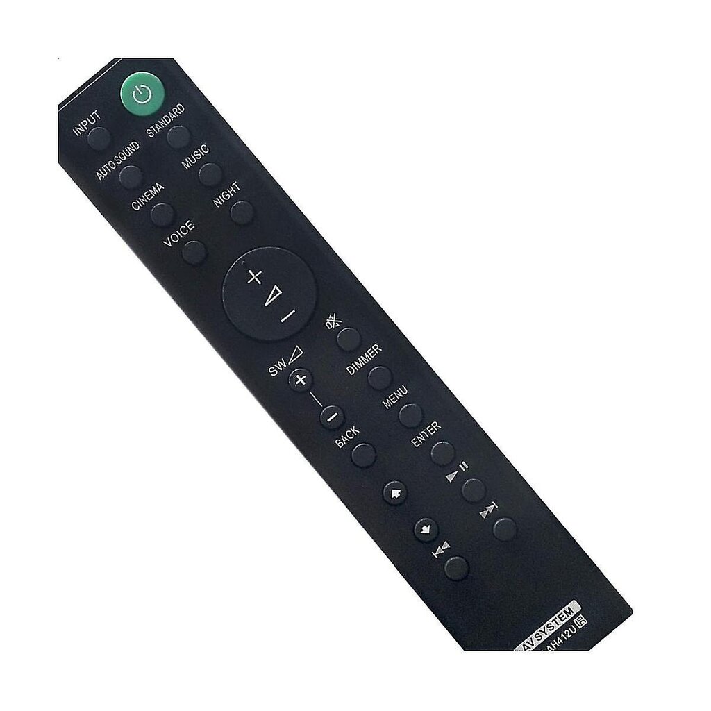 -ah412u kaukosäädin vaihdettu kotiteatterin Soundbariin Ht-s700rf Ht-s500rf Sa-ws500rf -ss500rf -s500rf hinta ja tiedot | TV-lisätarvikkeet | hobbyhall.fi