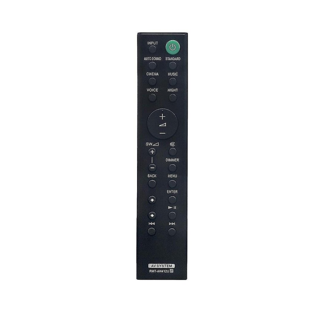 -ah412u kaukosäädin vaihdettu kotiteatterin Soundbariin Ht-s700rf Ht-s500rf Sa-ws500rf -ss500rf -s500rf hinta ja tiedot | TV-lisätarvikkeet | hobbyhall.fi