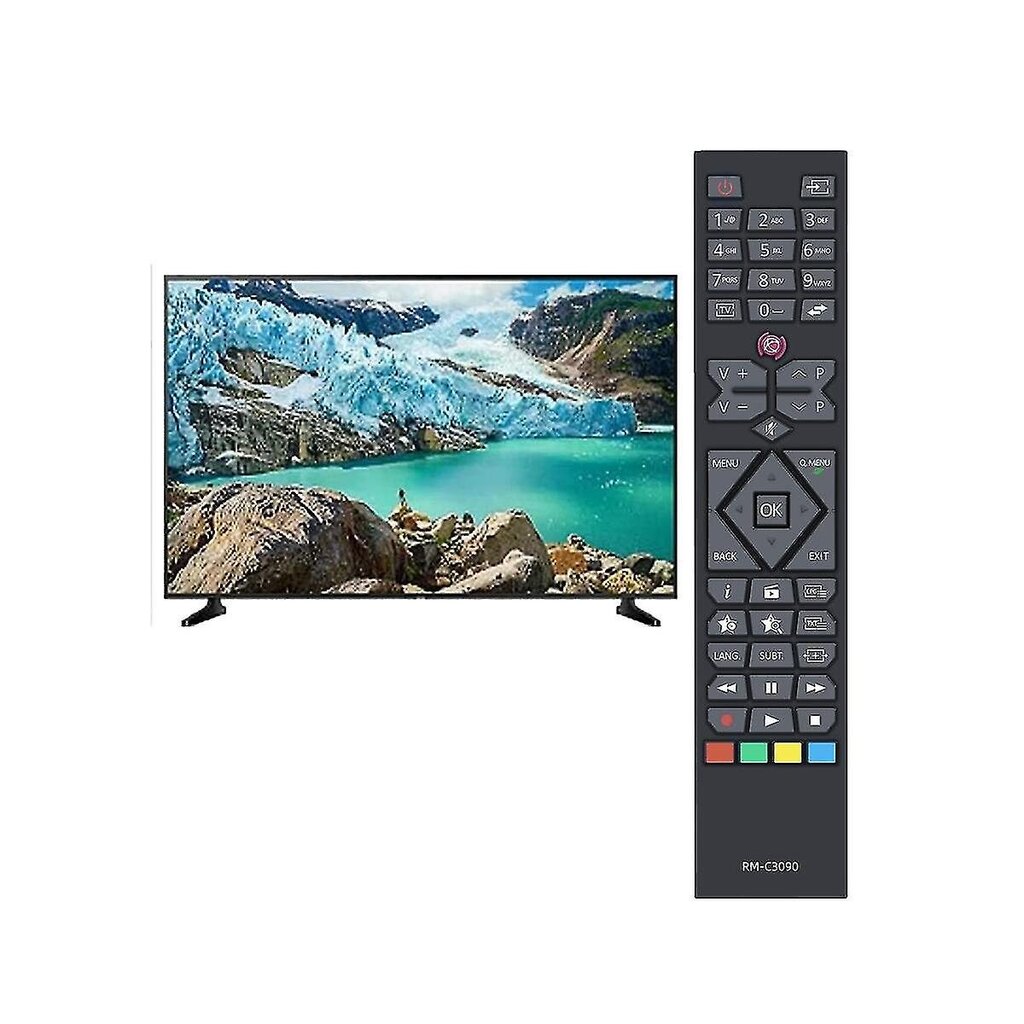 -c3090 Vaihda kaukosäädin -24vh42j -24vh30k -24vh43j -24vf47jh -32v48jh -32vh42j Smart TV hinta ja tiedot | TV-lisätarvikkeet | hobbyhall.fi