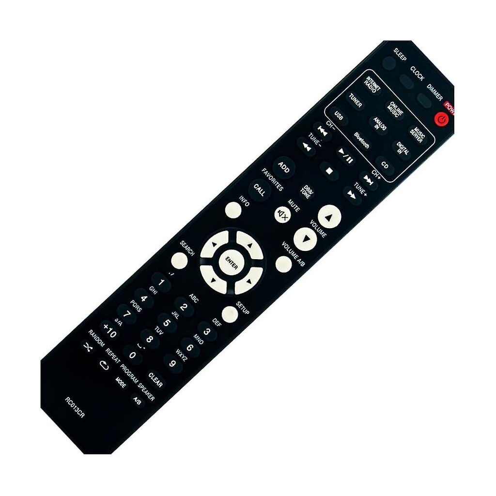 Kaukosäädin Rc013cr Vaihdettu CD-vastaanottimeen Mcr611 Mcr611u M-cr611 M-cr611u Lisävarusteet hinta ja tiedot | TV-lisätarvikkeet | hobbyhall.fi