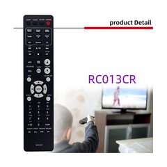 Kaukosäädin Rc013cr Vaihdettu CD-vastaanottimeen Mcr611 Mcr611u M-cr611 M-cr611u Lisävarusteet hinta ja tiedot | TV-lisätarvikkeet | hobbyhall.fi