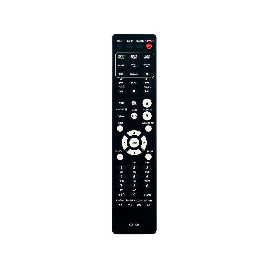 Kaukosäädin Rc013cr Vaihdettu CD-vastaanottimeen Mcr611 Mcr611u M-cr611 M-cr611u Lisävarusteet hinta ja tiedot | TV-lisätarvikkeet | hobbyhall.fi