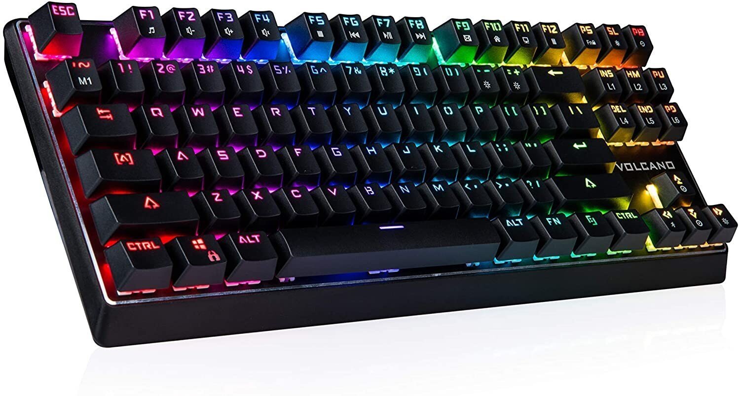 Modecom Volcano Lanparty RGB BTK-MC-LANPARTY-U-BT-RGB hinta ja tiedot | Näppäimistöt | hobbyhall.fi