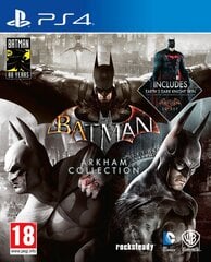 Batman Arkham Collection Triple Pack, Playstation 4 peli hinta ja tiedot | Warner Bros Interactive Tietokoneet ja pelaaminen | hobbyhall.fi