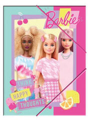 Barbie Happy Thoughts A/4 joustava kansio hinta ja tiedot | Toimistotarvikkeet | hobbyhall.fi