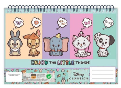 Disney Animals Classic A/4 spiral sketchbook, 30 sivua hinta ja tiedot | Toimistotarvikkeet | hobbyhall.fi