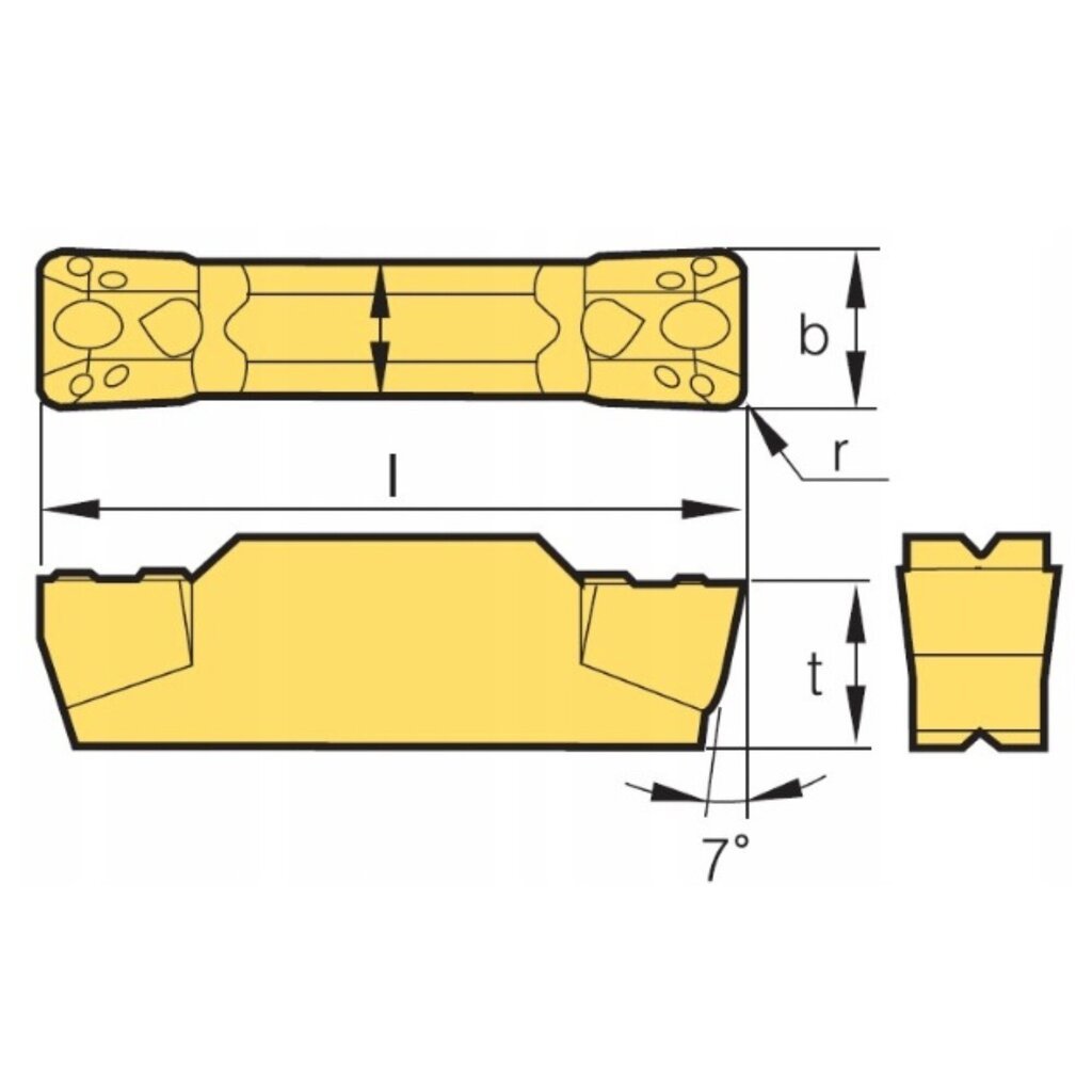 Levy MGMN300-M JT-255 poratankoon - 10 kpl. hinta ja tiedot | Jyrsimet | hobbyhall.fi